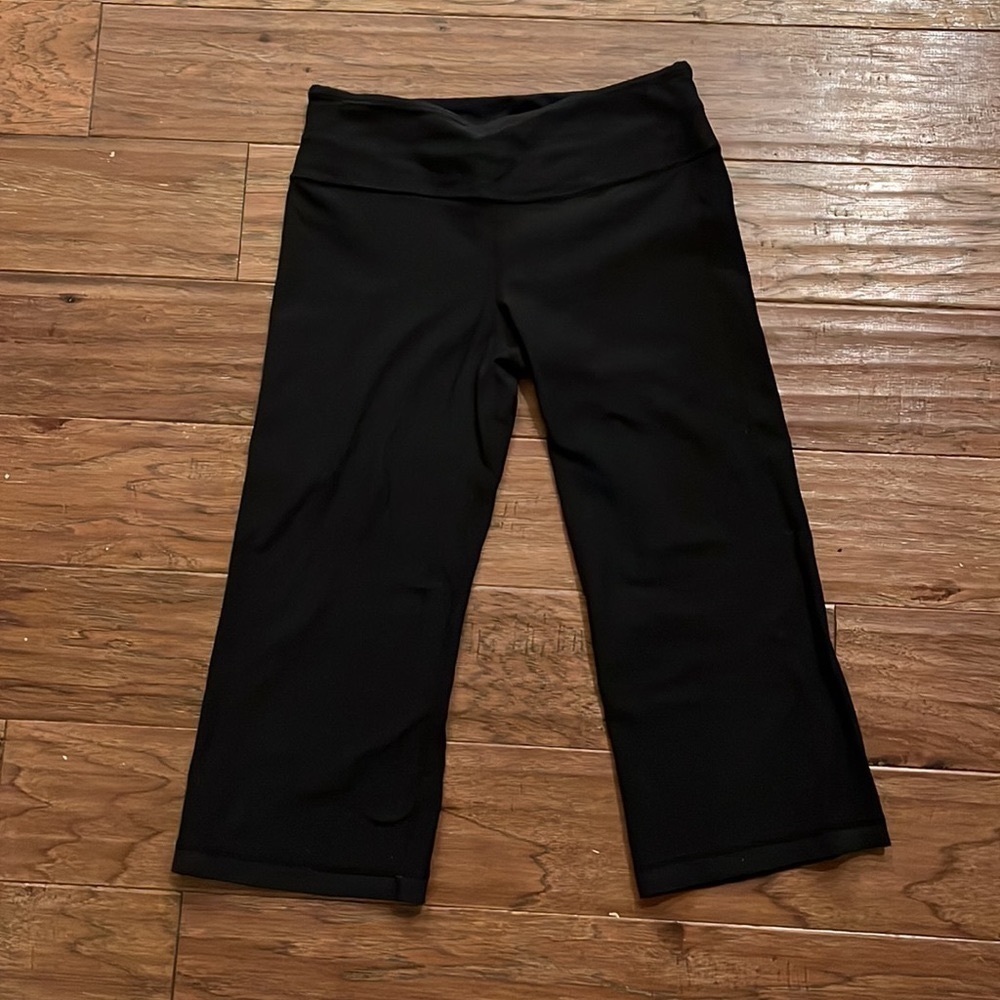 Lululemon Black Reversible Leggings Size 6 - Picture 2 of 6
